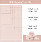 Madison Park Turkish 100% Cotton 600Gsm Luxury Premium Thick Soft Absorbent - Image 7