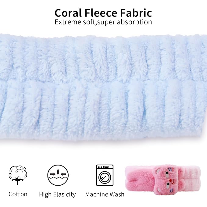 Kawaii Spa Headbands for Women Girls - Image 3
