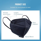 WWDOLL KN95 Face Mask 50 Pack, 5-Layers Breathable KN95 Masks - Image 5