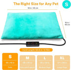 Toozey Pet Heating Pad, 6 Adjustable Temperature Dog Cat Heating Pad - Image 4