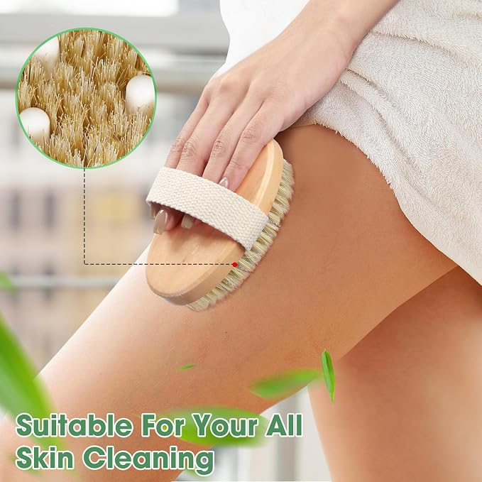 Gejoy 20 Pcs Dry Brushing Body Brush - Image 5