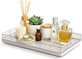 Large Bathroom Vanity Tray – 13" x 8" Oak Decorative Wooden Tray by Focusonit