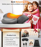 Upalled Cordless Heated Neck Massager Pillow - Image 8
