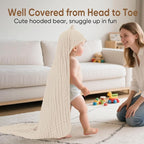 MIGIOL Muslin Hooded Baby Towels 100% Cotton ，Super Soft Muslin Baby Bath Towel - Image 7