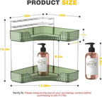 Asayuee 2-Tier Corner Bathroom Counter Organizer - Image 2