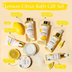Lemon Scent Bath Spa Gift Box Set - Image 2