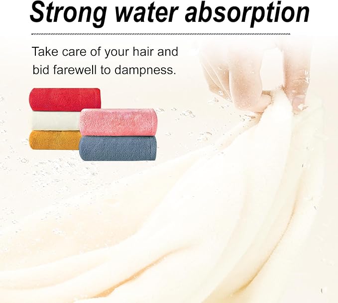 Microfiber Hair Drying Towel Wrap - Image 7