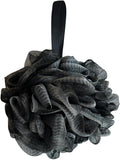 Black Bath Shower Loofah Exfoliating Body Back Scrubber Sponge by GXBTOPGO