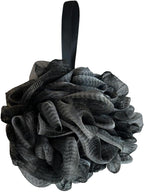 Black Bath Shower Loofah Exfoliating Body Back Scrubber Sponge by GXBTOPGO