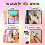 b.tan Ultra Dark Self Tanner Mousse | Too Tan - Image 6