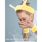 VELSCRUN Spa Headband, Makeup Face Wash Skincare Headbands, Stuff - Image 2