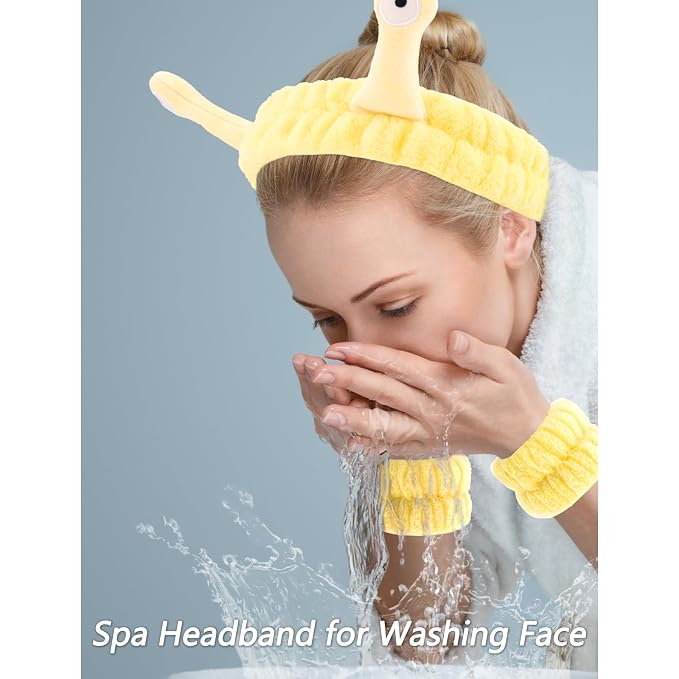 VELSCRUN Spa Headband, Makeup Face Wash Skincare Headbands, Stuff - Image 2