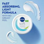 NIVEA Soft Refreshingly Soft Moisturizing Cream, Lightweight Body Moisturizer - Image 7