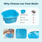 AWA Extra Large Pool Foot Bath, Sturdy Feet Soaking Tub and Pedicure Bowl - Image 6