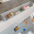 Longer Bathtub Splash Guard for Tub Kids, Bathtub Water Guards Play Shelf for by Aqqwxyq