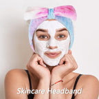 VELSCRUN Spa Headbands for Wash Face, Makeup Headband, Facial Skincare Headbands - Image 4