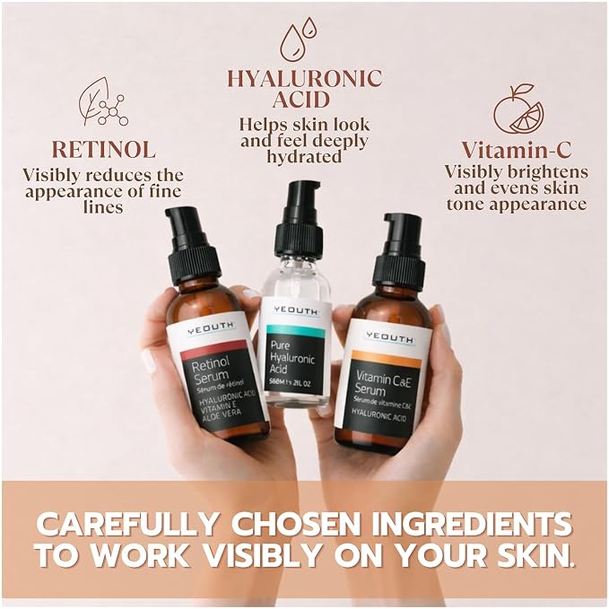 YEOUTH Skin Care Set: Retinol Serum - Image 3
