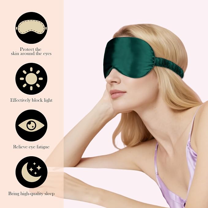 SilkDream 100% Mulberry Silk Sleep Mask Eye Mask - Image 4