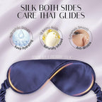 Silk Sleep Mask Eye Mask Blindfold - Image 5
