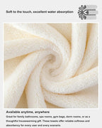 sakano 4-Piece Bath Towel Set, Quick-Dry Absorbent Lint Free & Launder Soft - Image 5