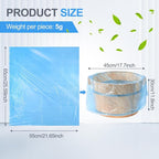 AmazingSpark 50 Pcs Blue Disposable Foot Bath Liners Heavy Duty Thickening - Image 2