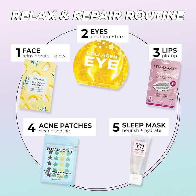 Vitamasques Pineapple Face Sheet Mask 7 Pack - Image 5