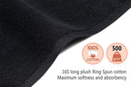 PERFEHAIR Black Salon Towels-Barber Hand Cotton Towel - Image 2