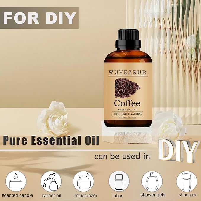 Coffee Essential Oils, 120ML 100% Pure and Natural Essential Oil - Image 5