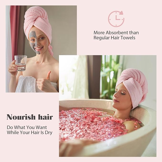 MABAO Microfiber Hair Towel Wrap - Image 7