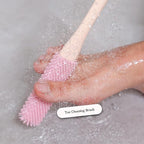 Toe Cleaning Brush with 15.7" Long Handle, Foot Scrubber in Shower, No Bending - Image 7