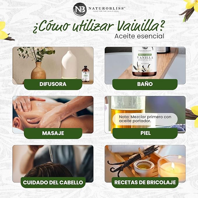 NaturoBliss Vanilla Essential Oil Premium Quality - Image 5