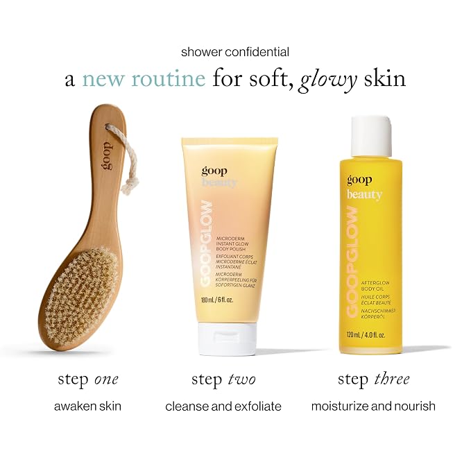goop Beauty Microderm Body Polish | Exfoliating Scrub & Foaming Cleanser - Image 5