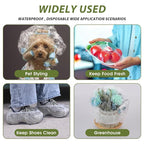 50 Pcs Large Disposable Shower Caps, Waterproof Clear Plastic Shower Cap - Image 7