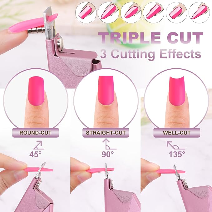 Light Pink Premium Nail Clippers - Image 4