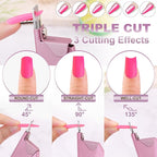 Light Pink Premium Nail Clippers - Image 4