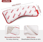 Lavender Eye Pillow for Yoga, Microwavable Moist Heat Eye Compress Mask Pillow - Image 4
