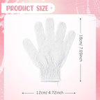 Didaey 104 Pcs Exfoliating Glove Bulk Shower Gloves - Image 2