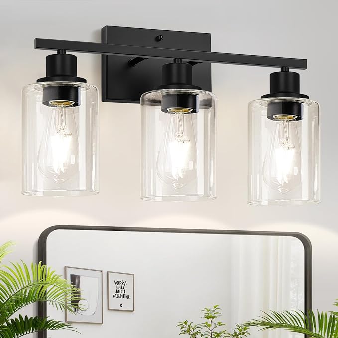 MOKATNG 3-Light Bathroom Light Fixtures, Vanity Light by Bathroomlightfixtures