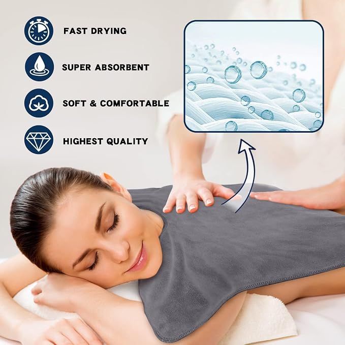 SINLAND Microfiber Esthetician Towels - Image 4