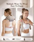 Neck Massager with Heat Cordless: Shiatsu Back Shoulder Massage Tools - Image 5