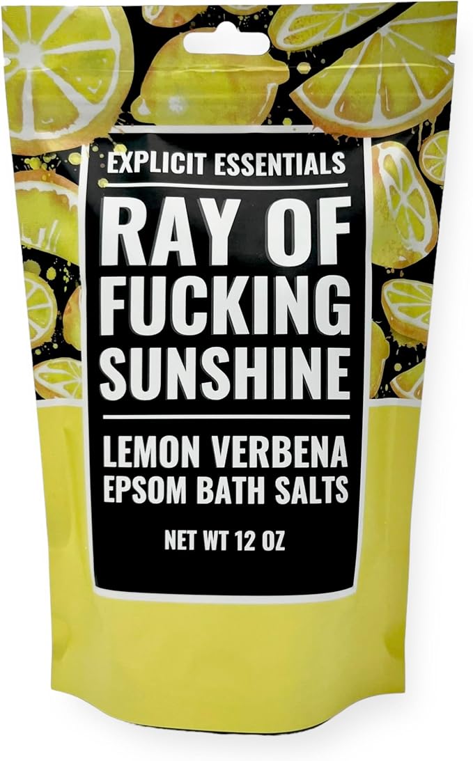 Explicit Essentials Lemon Verbena Epsom Bath Salts, 12 oz - Image 8
