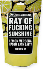 Explicit Essentials Lemon Verbena Epsom Bath Salts, 12 oz - Image 8