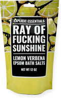 Explicit Essentials Lemon Verbena Epsom Bath Salts, 12 oz by ExplicitEssentials