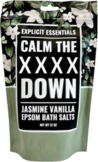 Explicit Essentials Jasmine Vanilla Epsom Bath Salts, Relaxation Blend by ExplicitEssentials