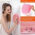 2 Pack Shower Back & Foot Scrubber, Wall Mounted Back Scrubber Silicone Bath - Image 5