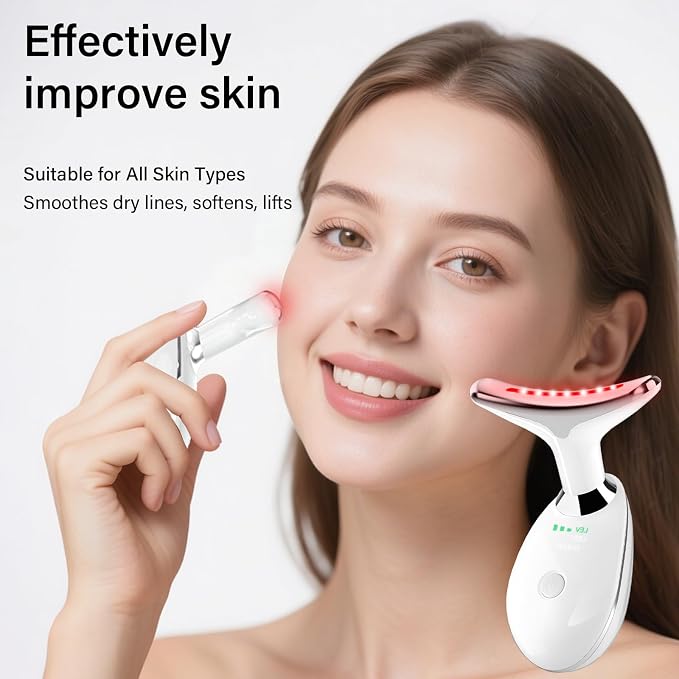 Red Light Therapy for Face, 7 Color LED Facial Light Therapy Wand for Skin Care - Image 3