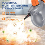 Steam Cleaner, Pressurized Handheld 13pcs Multi-Purpose Natural Deep Cleaning - Image 3