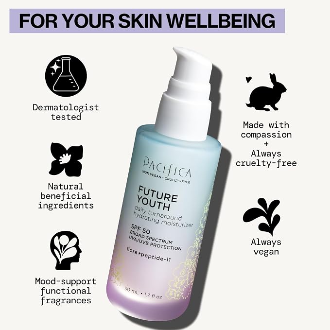 Pacifica Peptide Face Moisturizer Future Youth Daily Turnaround Hydrating - Image 10