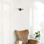 Globe Electric 52085 10" 2-Light Reversible Vanity Wall Light, Matte Black - Image 4