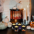 4 Pack Black Halloween Scented Candles -7oz Soy Wax Candles - Image 7